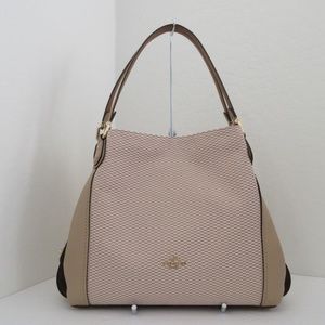 Coach Beechwood Legacy Jacquard/Leather Edie 31 Sh